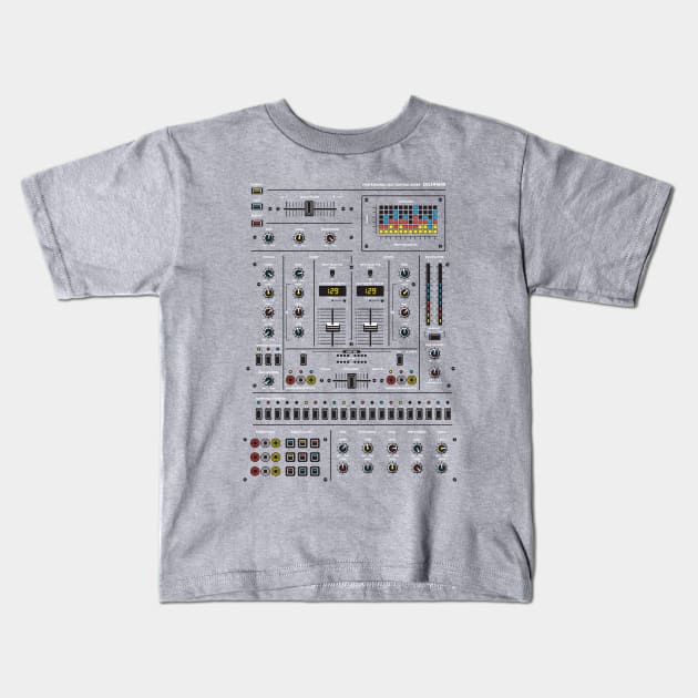 Self Control Mixer Kids T-Shirt by heavyhand